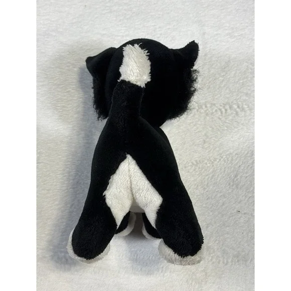 Disney Figaro Cat Plush Pinocchio Movie Stuffed Animal Black White Vintage - Picture 4 of 6